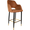 Durafurn Sorbet Stool with Black Metal 750h Legs