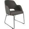 Durafurn Sorbet Chair with Black Sled Base