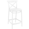 Siesta Cross Bar Stool 65cm (Counter Height) - White