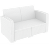 Siesta Monaco Lounge Sofa - White - No cushion