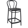 Siesta Victor Bar Stool 65cm (Counter Height) - Black