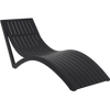 Siesta Slim Sun Lounger - Black