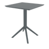 Siesta Sky Folding Table 60 Square - Anthracite