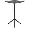Siesta Sky Folding BAR Table 60 Square - Black