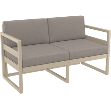 Taupe / Light Brown Etisilk Cushion