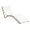 Siesta Slim Sunlounger with Cushion