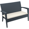 Siesta Miami (Tequila) Lounge Sofa - Anthracite with Cushion