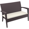 Siesta Miami (Tequila) Lounge Sofa - Chocolate with Cushion
