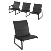 Siesta Pacific Lounge Extension Part - Black