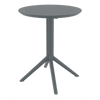 Siesta Sky Folding Table 60 Round - Anthracite