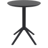 Siesta Sky Folding Table 60 Round - Black