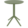Siesta Sky Folding Table 60 Round - Olive Green