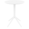 Siesta Sky Folding Table 60 Round - White