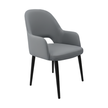Black Round Legs / Stone Vinyl