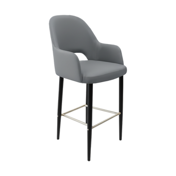 Black Round Legs / Stone Vinyl