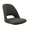 Crescent Chair Shell - Anthracite Fabric