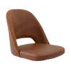 Crescent Chair Shell - Tan Fabric