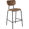 Durafurn Tiramisu Barstool - Black Frame /  Mocha Fabric