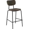 Durafurn Tiramisu Barstool - Black Frame /  Charcoal Fabric