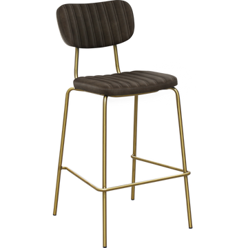 Charcoal Fabric / Brass Frame / 760mm