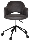 ARM CHAIR ALBURY CASTOR V2 BLACK + EASTWOOD SLATE