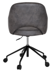 ARM CHAIR ALBURY CASTOR V2 BLACK + EASTWOOD SLATE