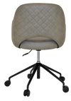 ARM CHAIR ALBURY CASTOR V2 BLACK + PELLE/BENITO SAGE