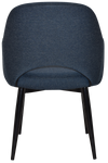 ARM CHAIR ALBURY METAL BLACK + GRAVITY NAVY