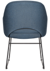 ARM CHAIR ALBURY SLED BLACK + GRAVITY DENIM