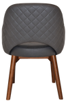 ARM CHAIR ALBURY TIMBER LIGHT WALNUT + PELLE/BENITO JAVA