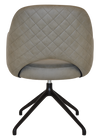 ARM CHAIR ALBURY TRESTLE V2 BLACK + PELLE/BENITO SAGE
