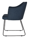 ARM CHAIR COOGEE SLED BLACK + GRAVITY NAVY
