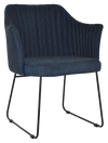 ARM CHAIR COOGEE SLED BLACK + GRAVITY NAVY