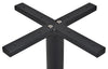 BASE TABLE DANUBE SQ 450MM BLACK