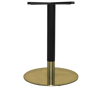 BASE TABLE TIVOLI DISC 450 BRASS + BLACK BRASS COLLAR