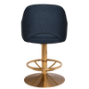 GAMING STOOL ALBURY DISC BRASS + GRAVITY NAVY