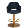 GAMING STOOL ALBURY DISC BRASS + GRAVITY NAVY