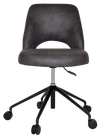 CHAIR ALBURY CASTOR V2 BLACK + EASTWOOD SLATE