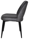 CHAIR ALBURY METAL BLACK + EASTWOOD SLATE