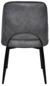 CHAIR ALBURY METAL BLACK + EASTWOOD SLATE