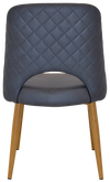 CHAIR ALBURY METAL LIGHTOAK + PELLE/BENITO NAVY