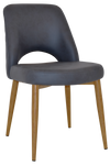 CHAIR ALBURY METAL LIGHTOAK + PELLE/BENITO NAVY