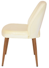 CHAIR ALBURY METAL LIGHTOAK + UNUPHOLSTERED