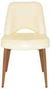 CHAIR ALBURY METAL LIGHTOAK + UNUPHOLSTERED
