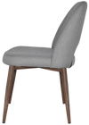 CHAIR ALBURY METAL LIGHT WALNUT + GRAVITY STEEL