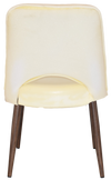 CHAIR ALBURY METAL LIGHT WALNUT + UNUPHOLSTERED