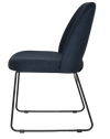 CHAIR ALBURY SLED BLACK + GRAVITY NAVY