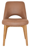 CHAIR ALBURY TIMBER LIGHTOAK + PELLE/BENITO TAN