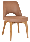 CHAIR ALBURY TIMBER LIGHTOAK + PELLE/BENITO TAN