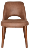 CHAIR ALBURY TIMBER LIGHT WALNUT + EASTWOOD TAN